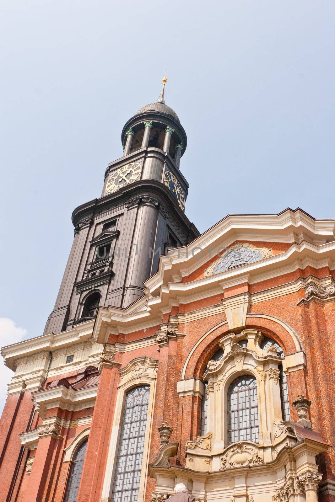 St. Michaelis is the most famous church in the city of Hamburg.