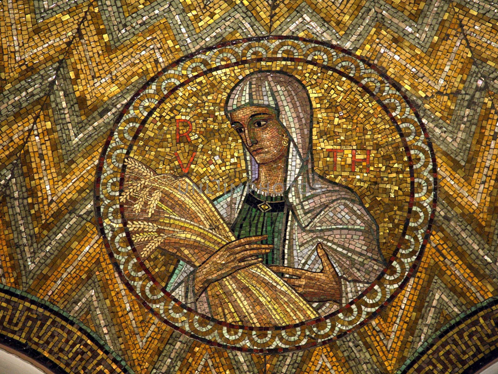 Ruth, mosaic