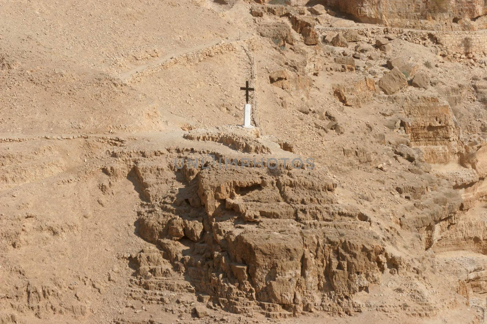 View on Cross, Judea desert, Israel