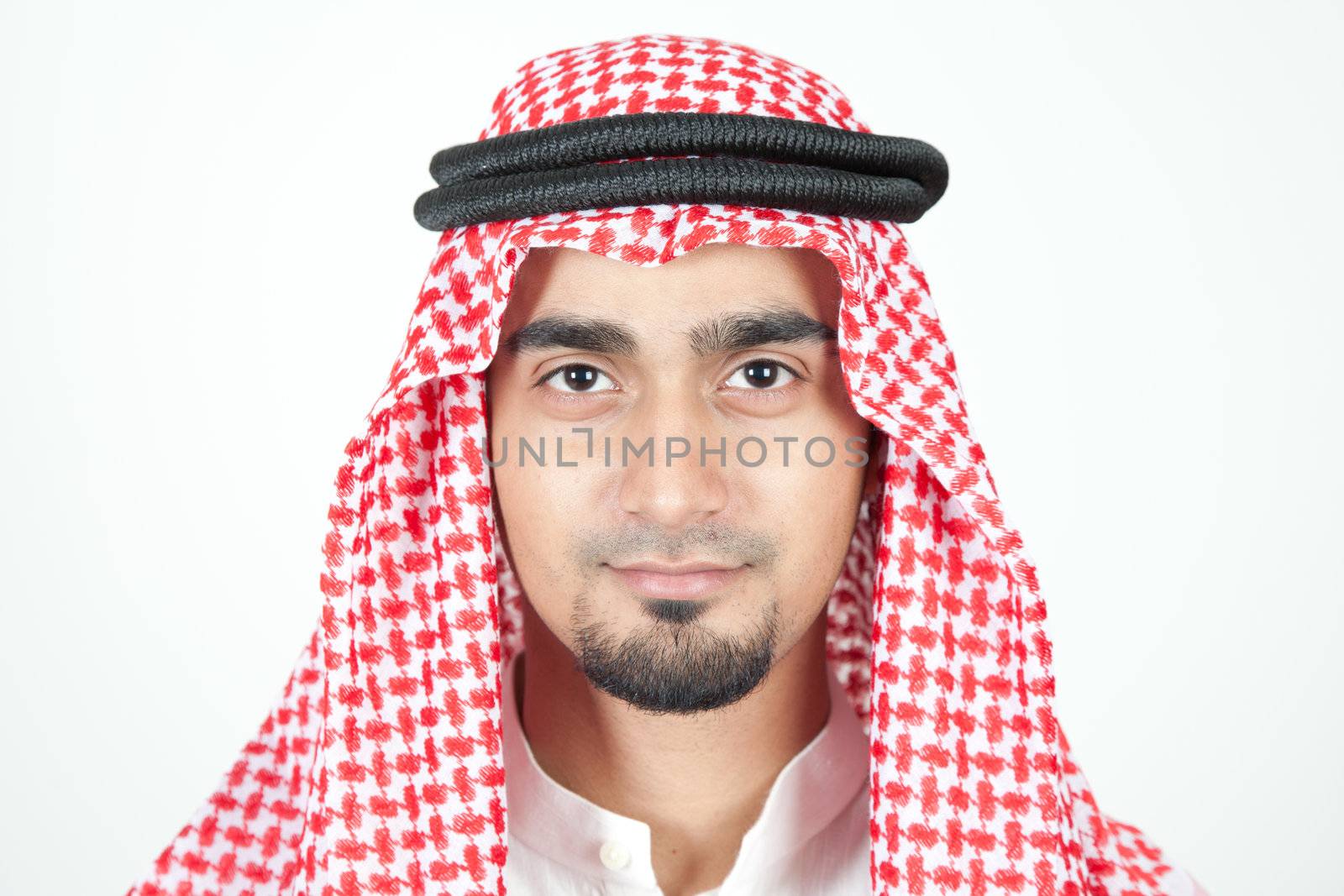 Close up of an arab man by haiderazim