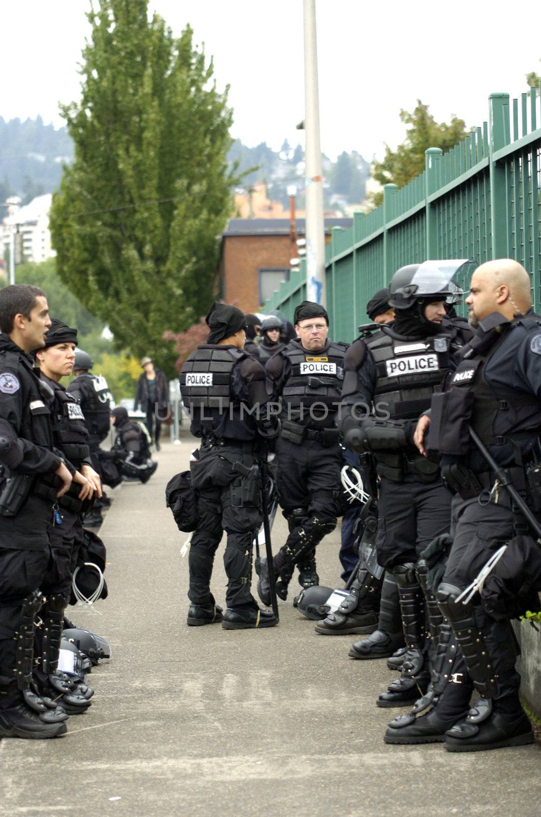 The Occupy Protestors in Portland, Oregon