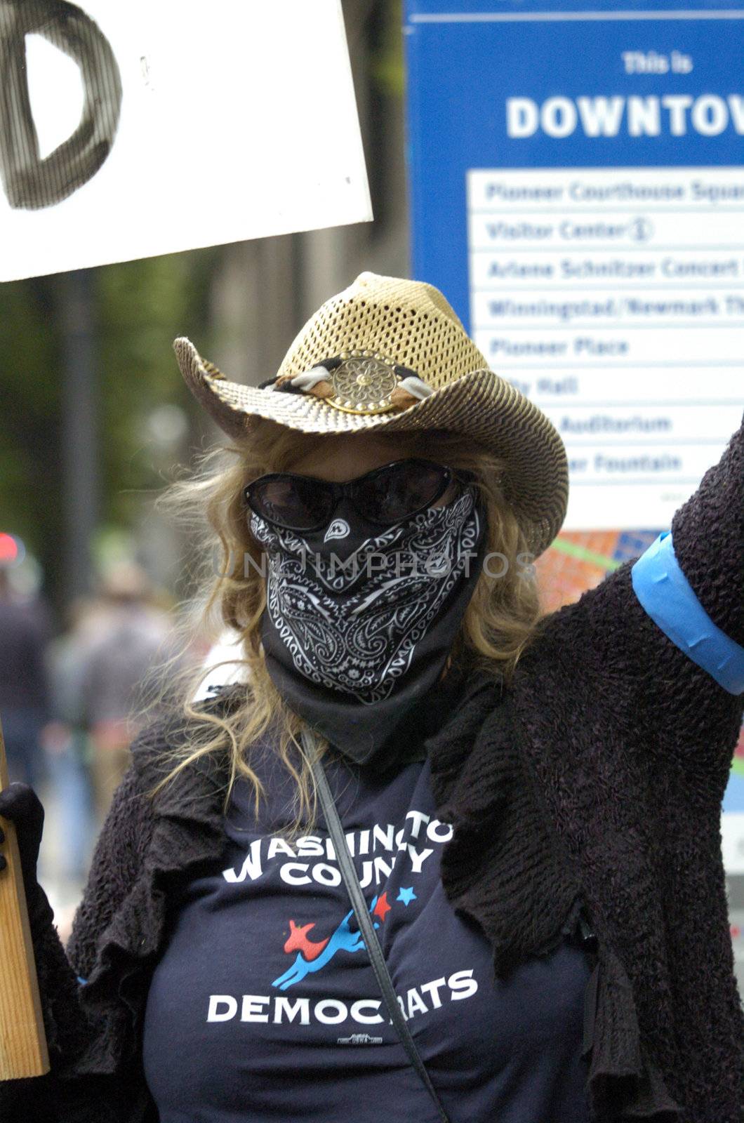 The Occupy Protestors in Portland, Oregon