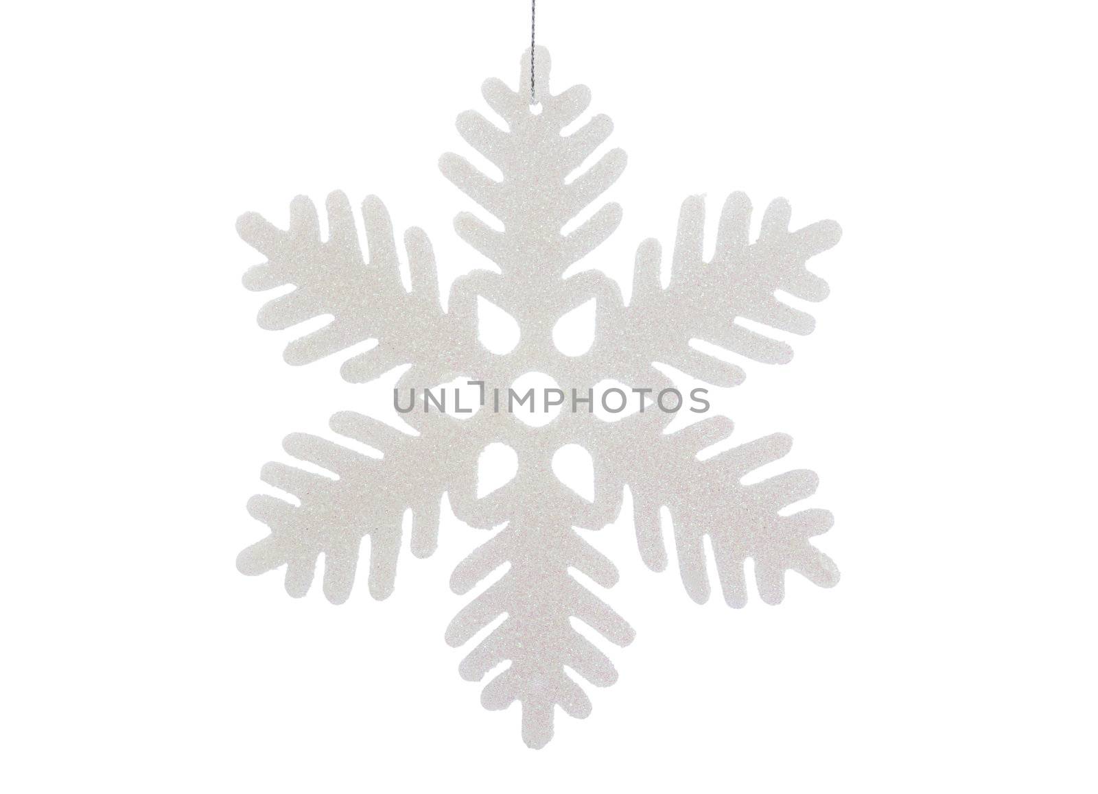 snowflakes isolated on white background