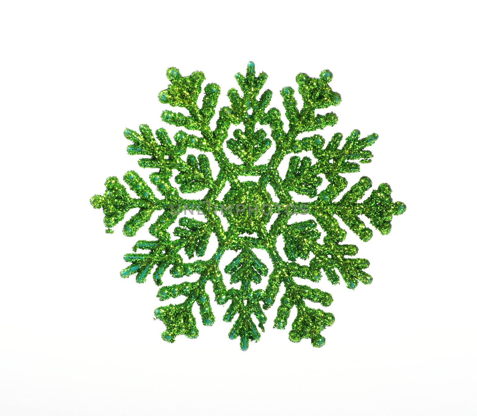 snowflakes isolated on white background