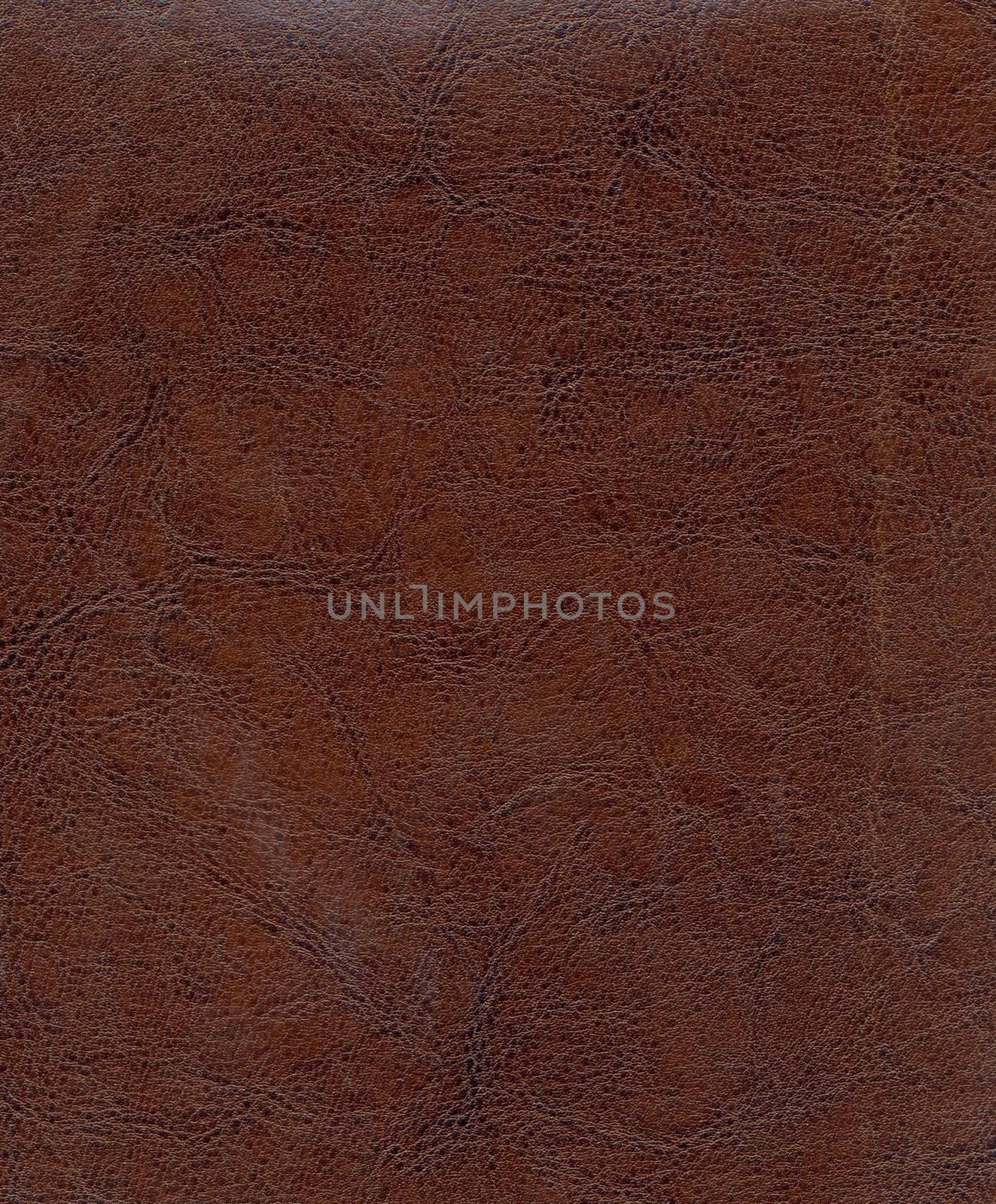 High resolution brown leather texture - very detailed and real...