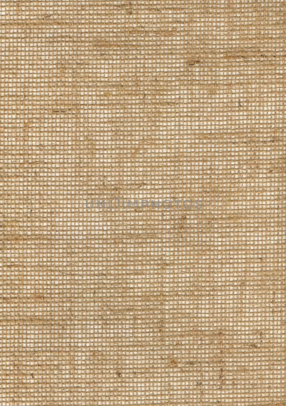 A sample of roughly woven jute fabric in natural color. A background board where you can stick or pin anything you like.