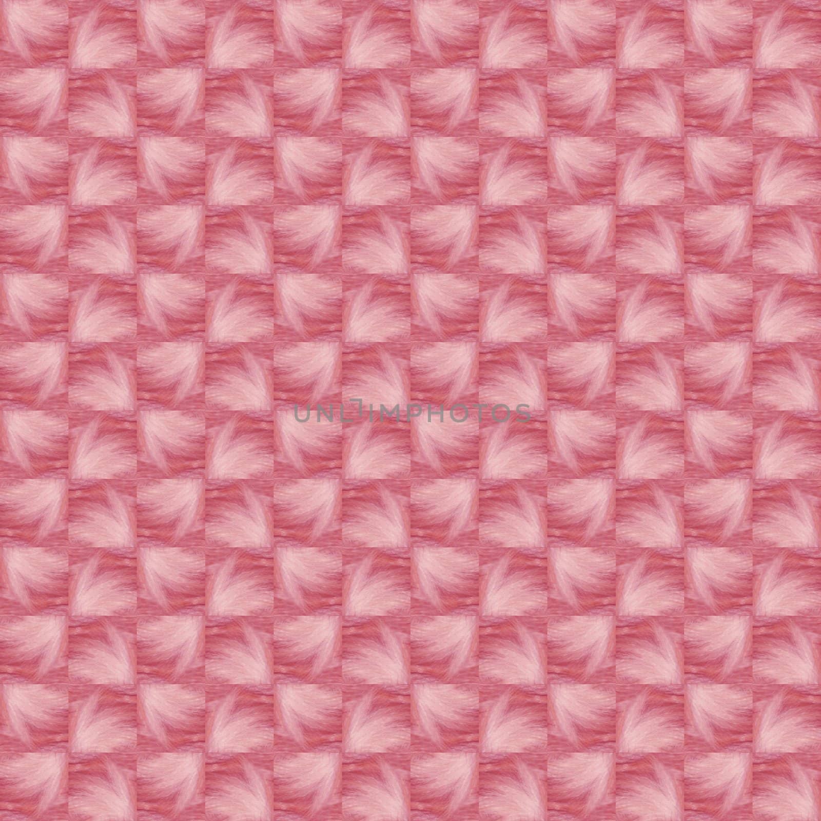 Pink tileable and seamless background. Fur pattern retro texture with an old-fashioned twist