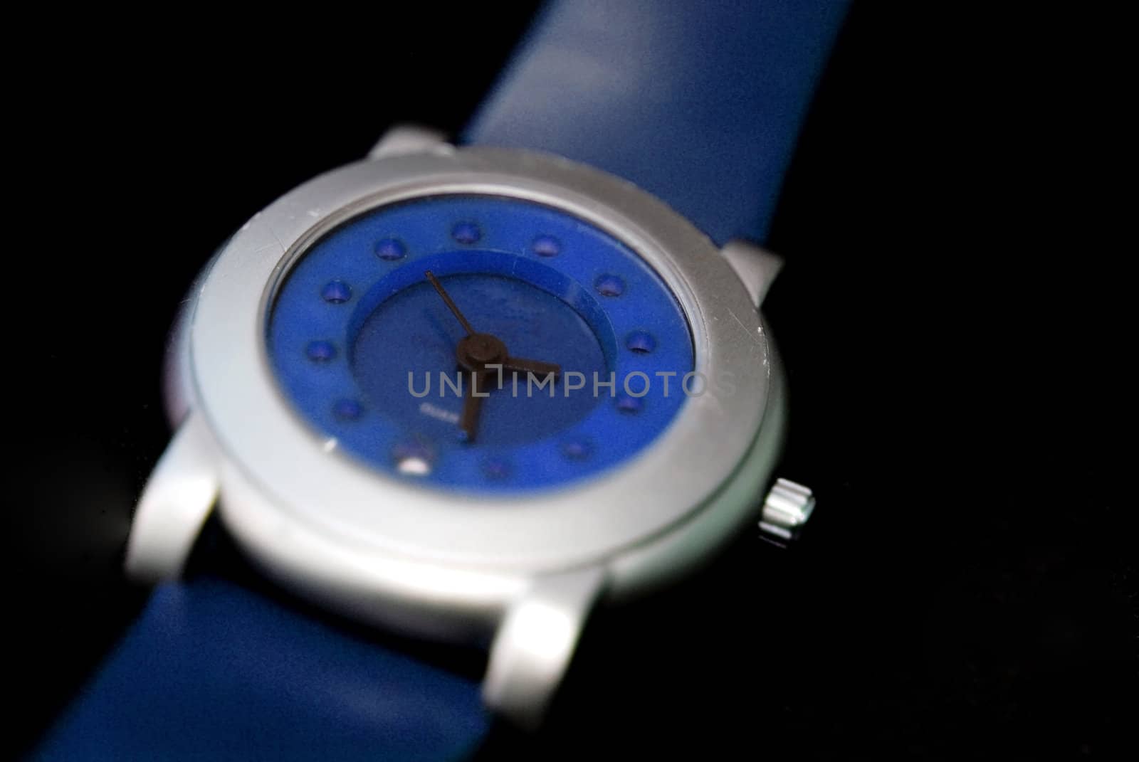 Blue and Silver Watch by pwillitts