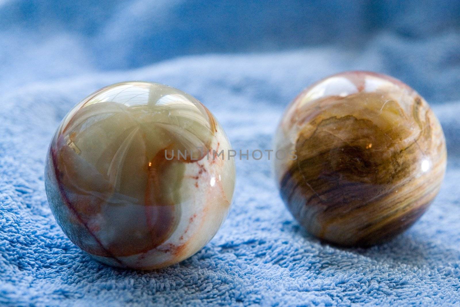 two magic spheres for meditation and relaxations