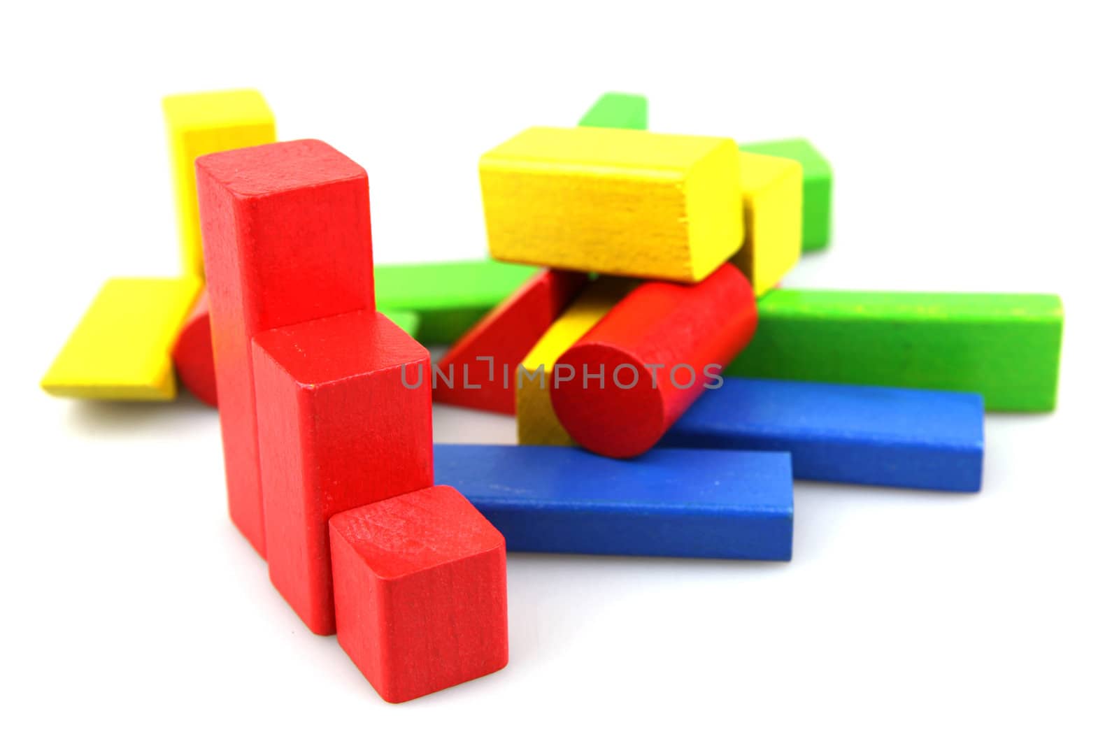 Wooden building blocks by nenov