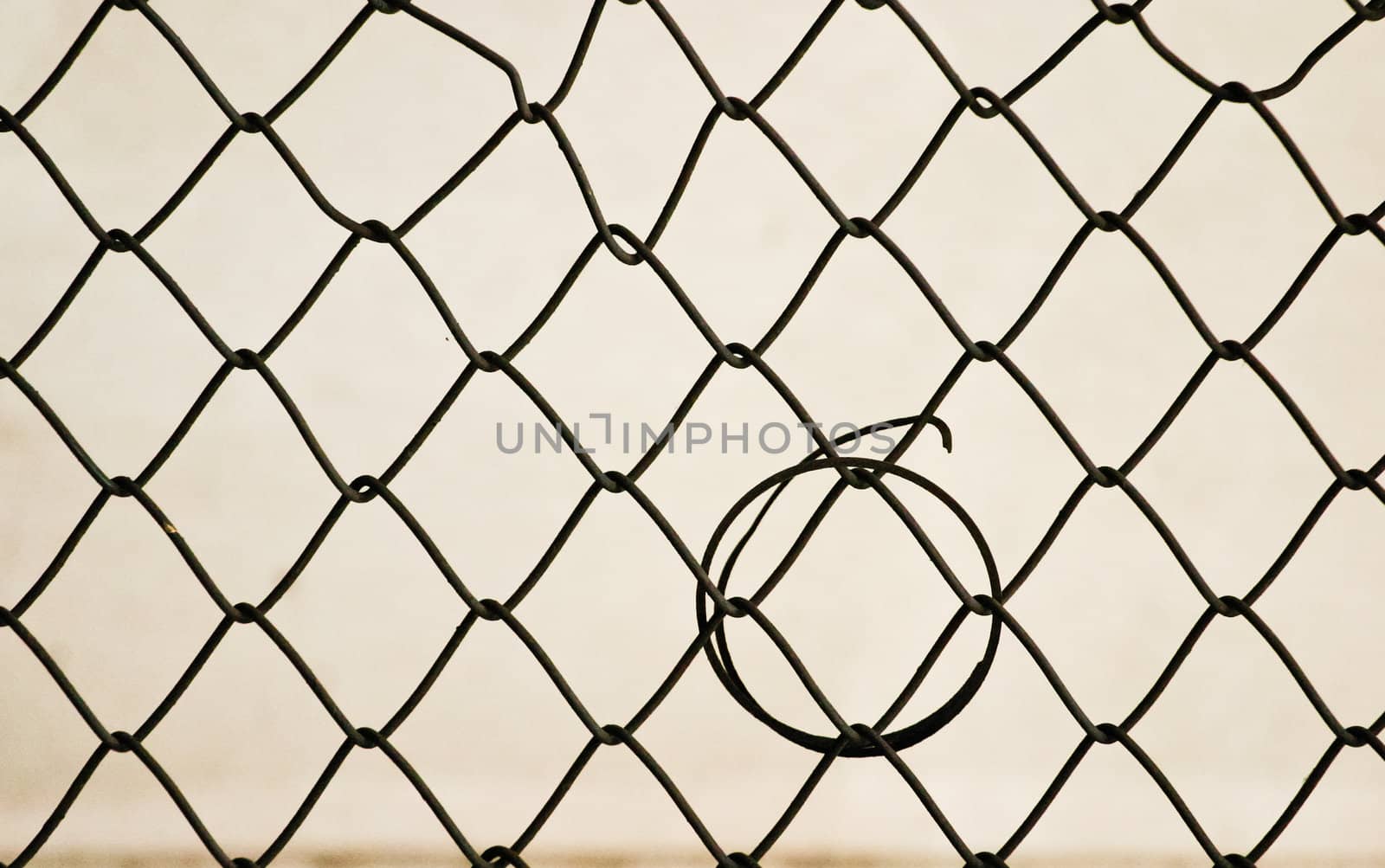 Chain Fence by Suriyaphoto