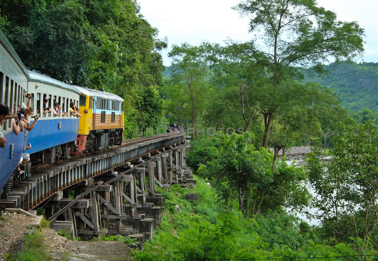 Thai railway on river Kwai