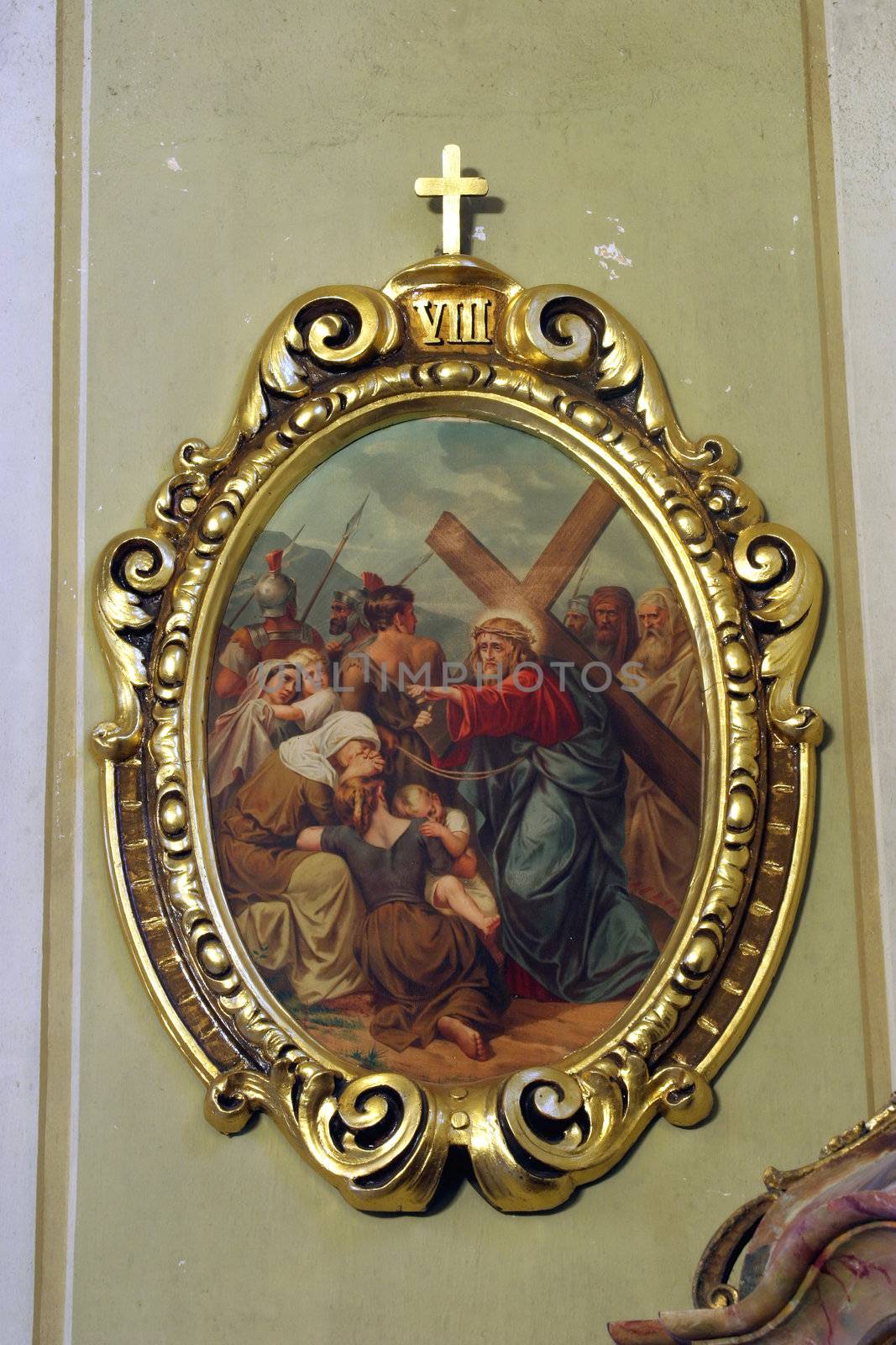 8th Stations of the Cross, Jesus meets the daughters of Jerusalem