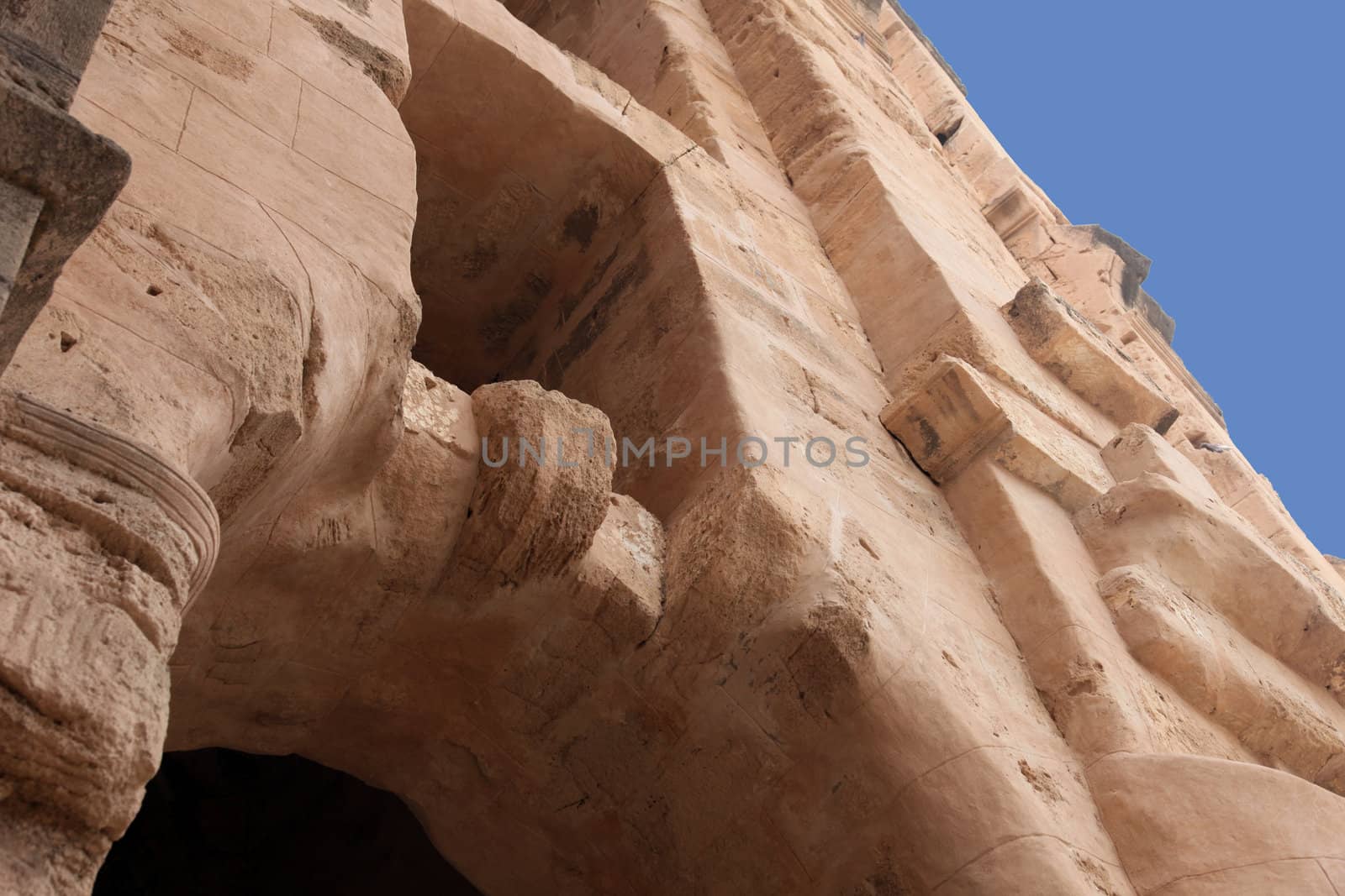 The amphitheater in El-Jem, Tunisia