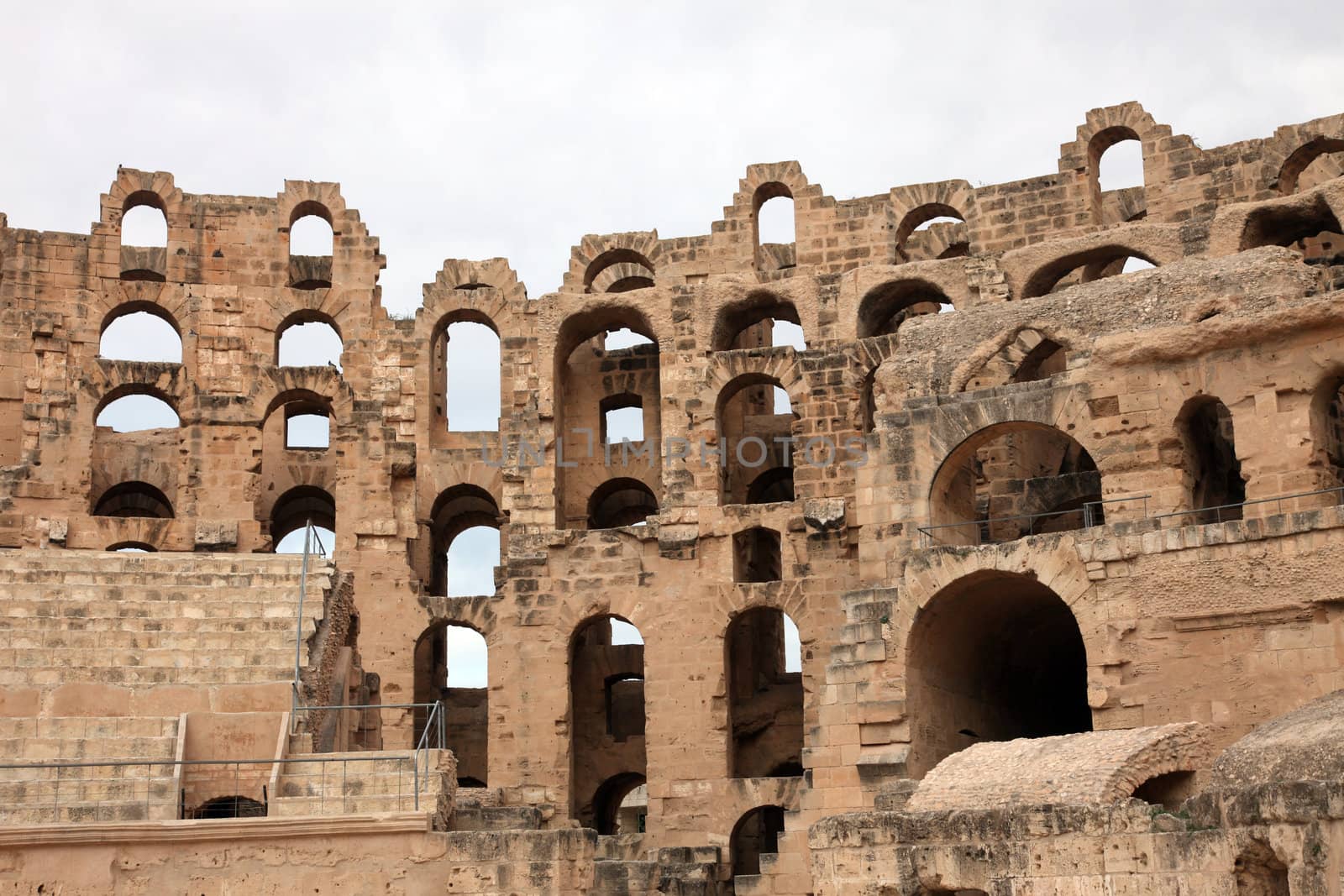 The amphitheater in El-Jem, Tunisia