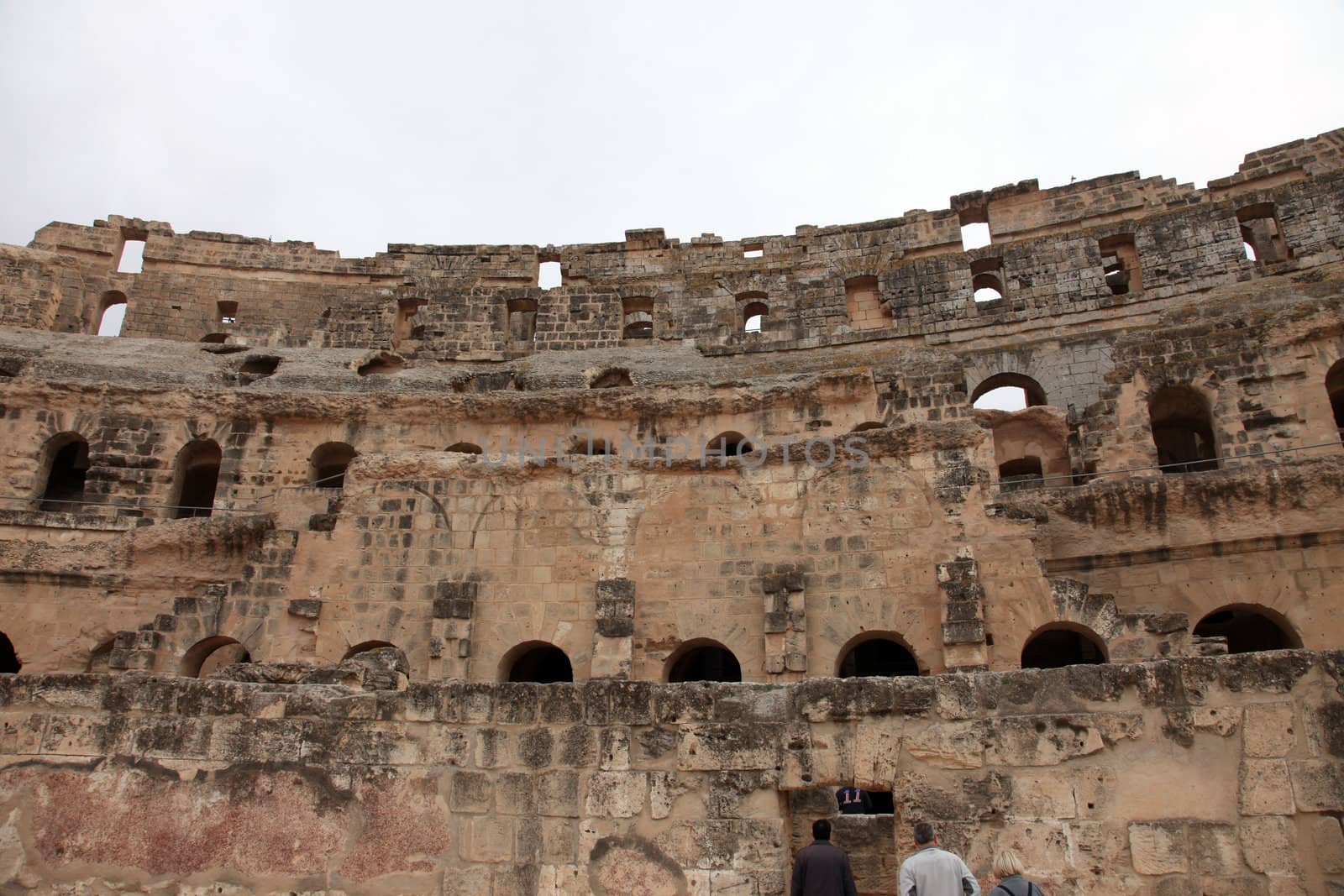 The amphitheater in El-Jem, Tunisia