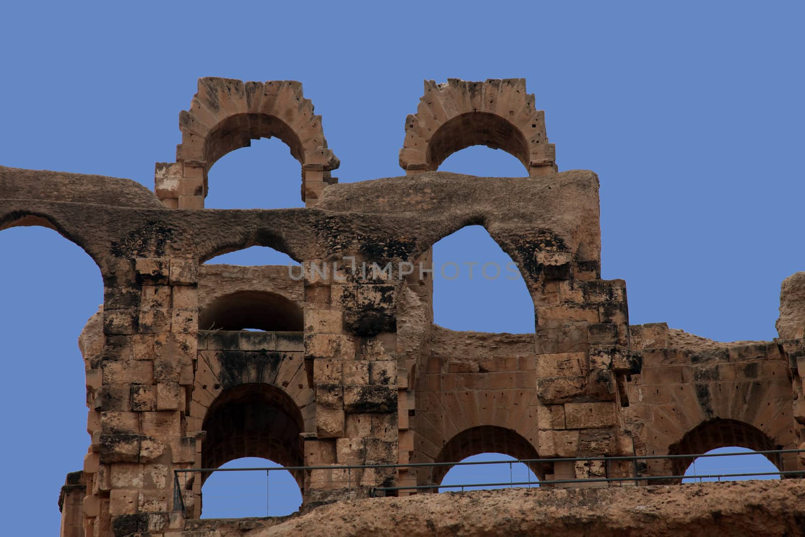 The amphitheater in El-Jem, Tunisia