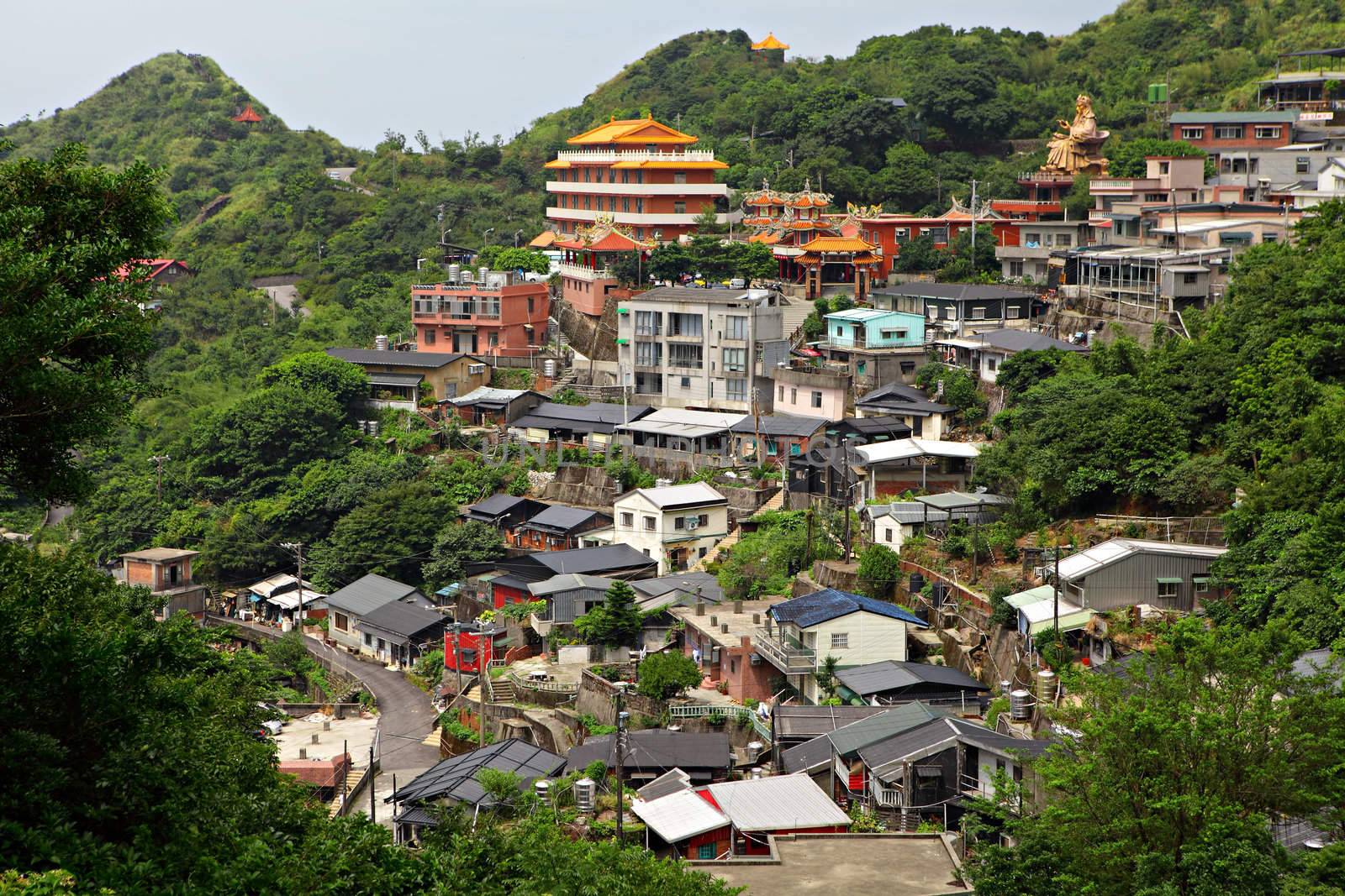 Jinguashi village , in Taiwan