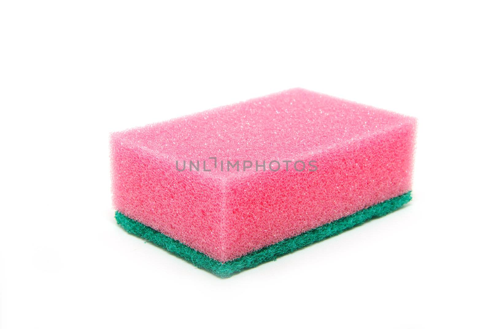 kitchen sponges isolated on a white background