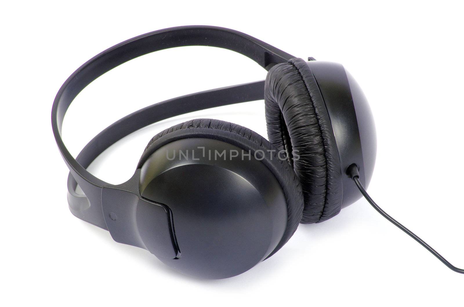 headphones isolated on a white