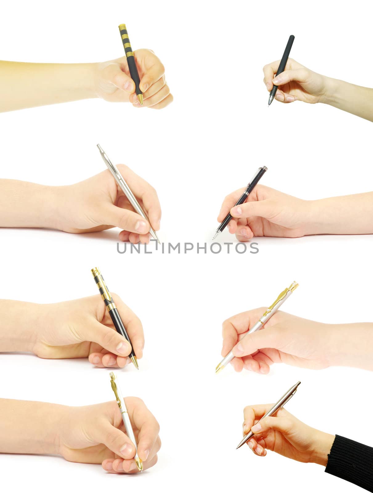 Hand and pen  by Pakhnyushchyy