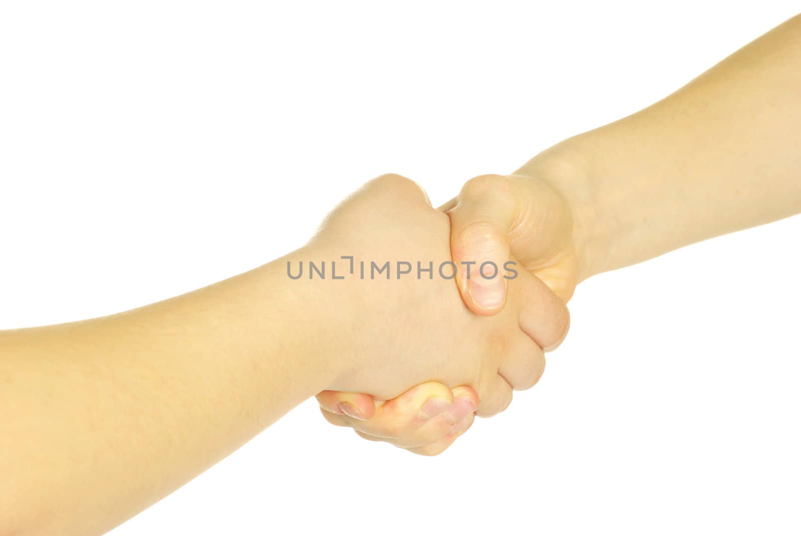 shaking hands  by Pakhnyushchyy