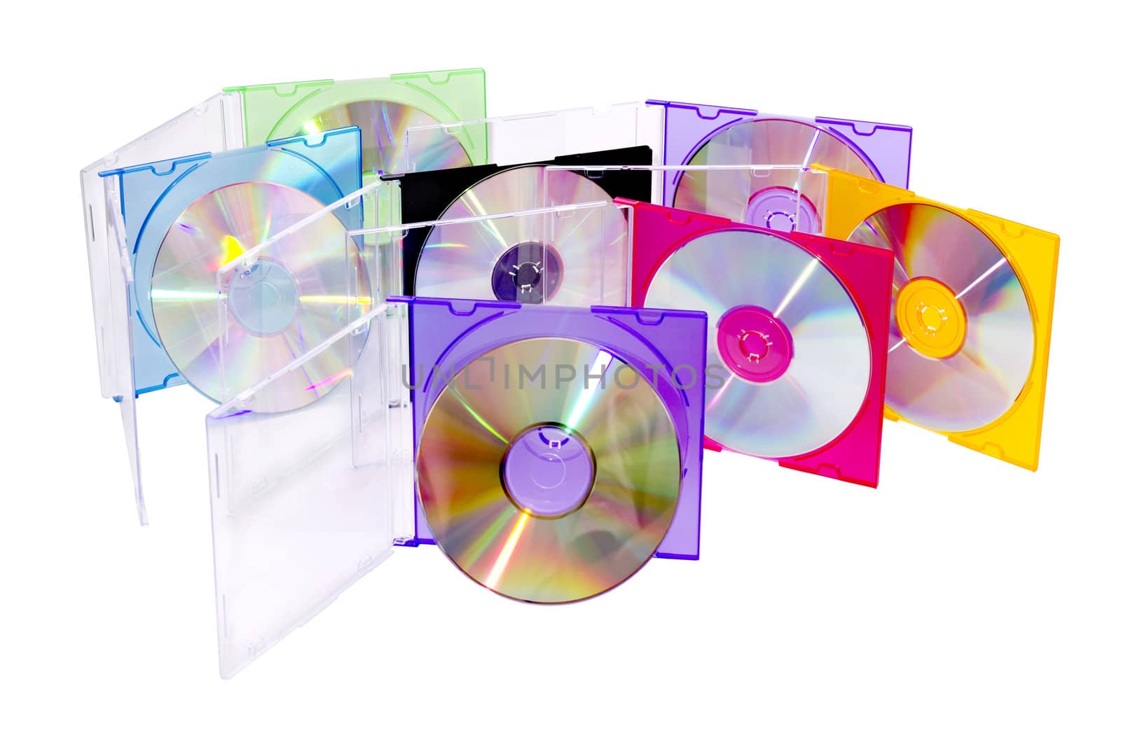 CD in the disclosed colored boxes set vertically