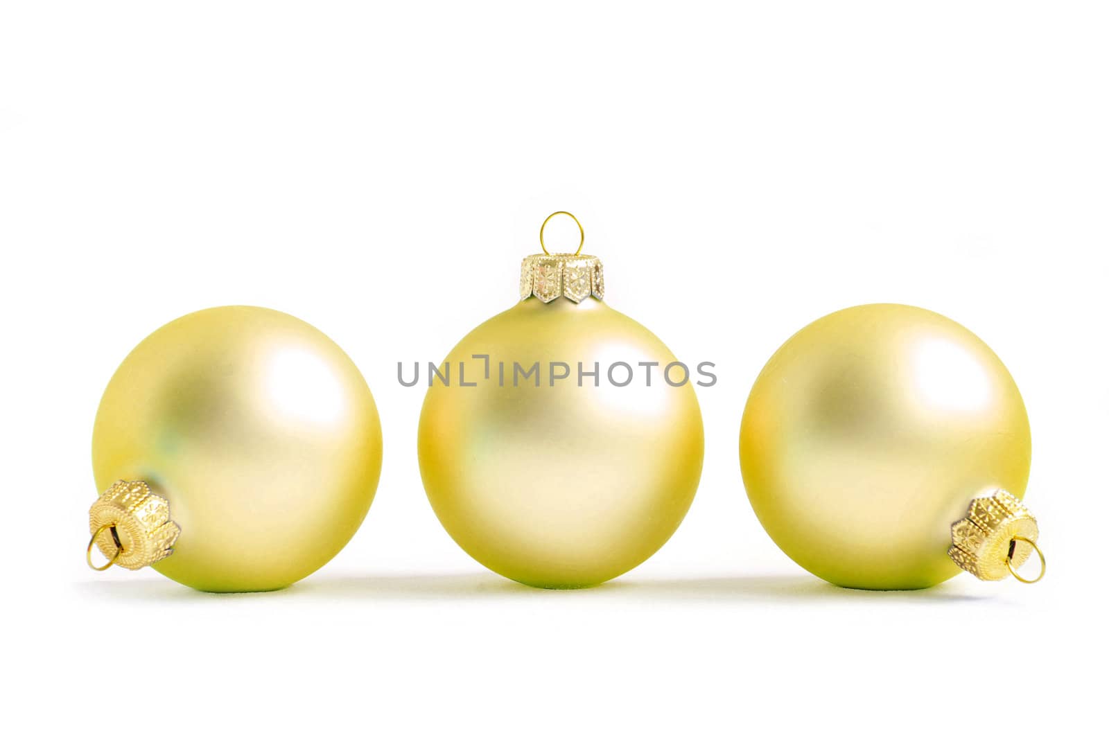 blue christmas balls  isolated on a white
