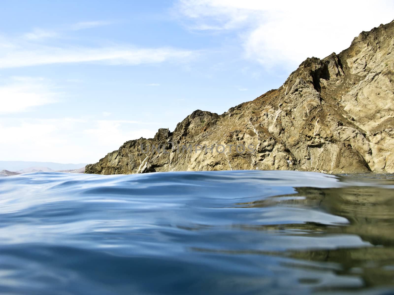 Rock at Black sea, East Crimea, Ukraine
