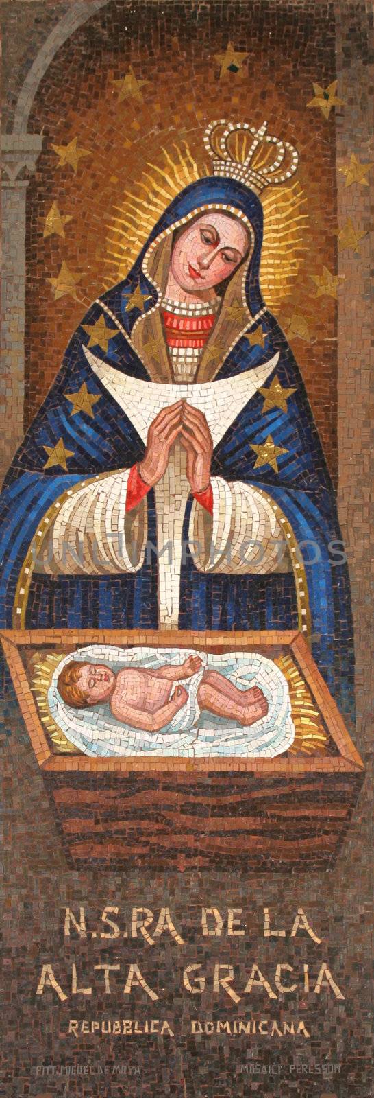 Icon of Madonna. Gift from Dominicana to Basilica of the Annunciation.