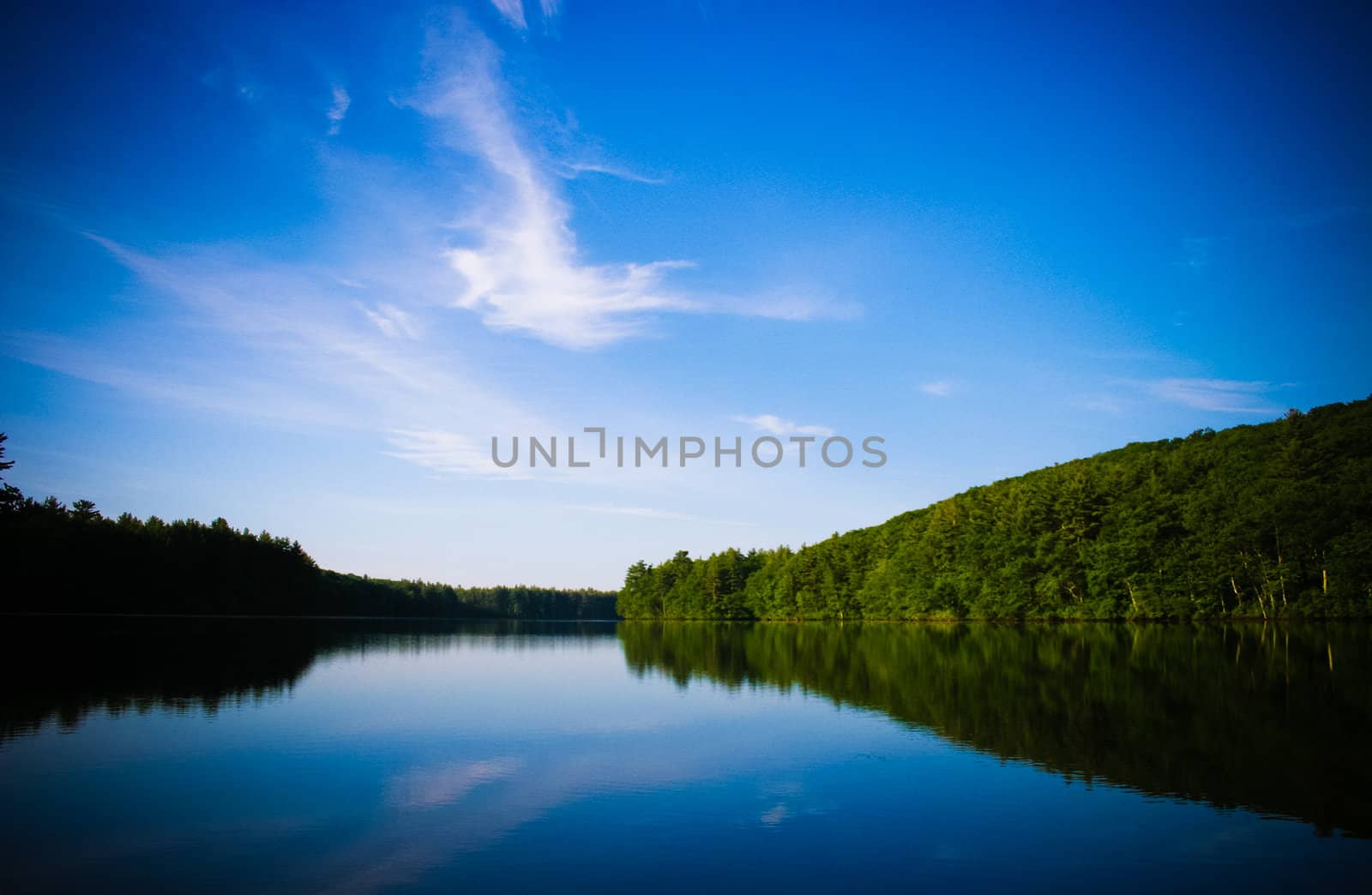 Nice small lake view in the Spencer, Massachussetts area