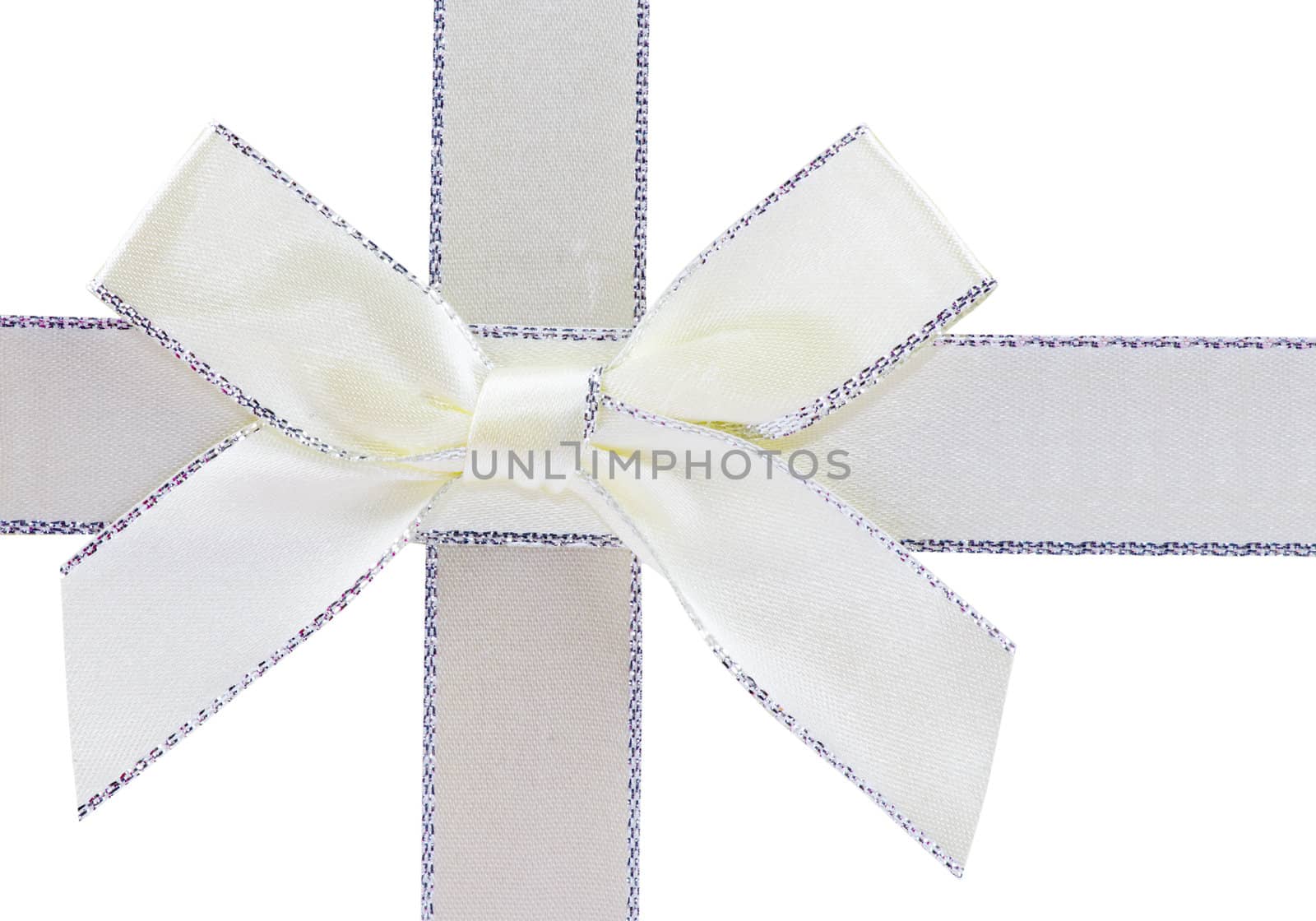 holiday bow on white background