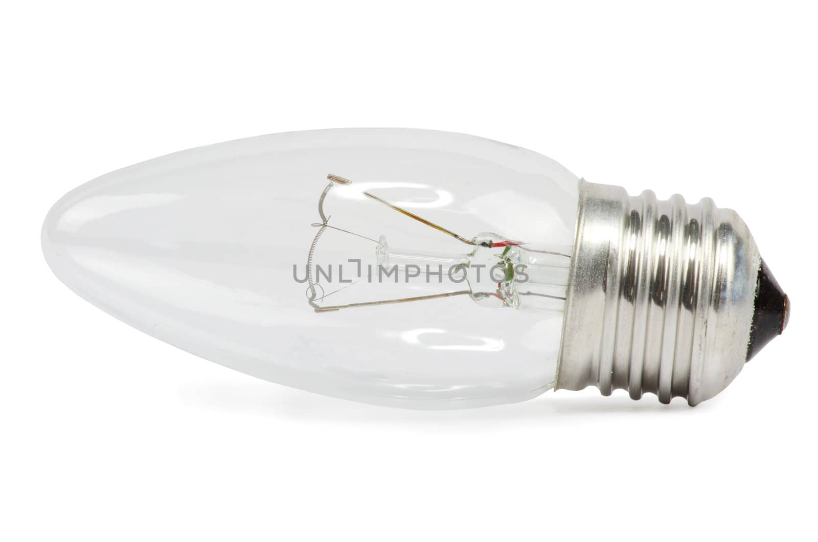 Electric bulb  on a white background