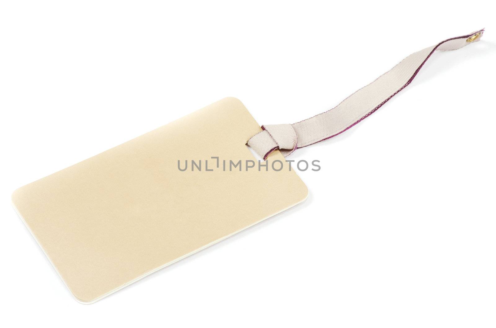 Blank tag isolated on a white backgrounds