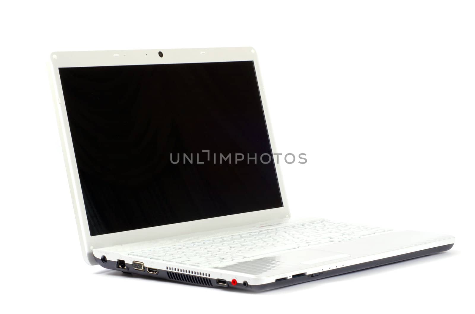 laptop isolated on white background