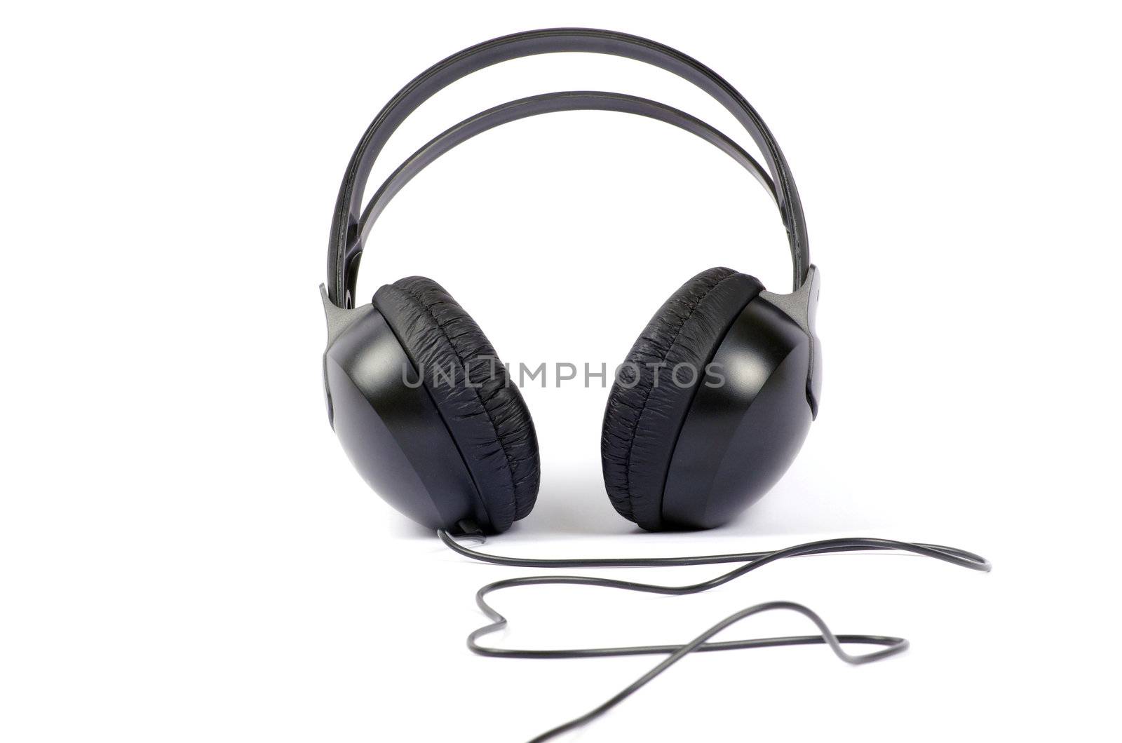 headphones isolated on a white