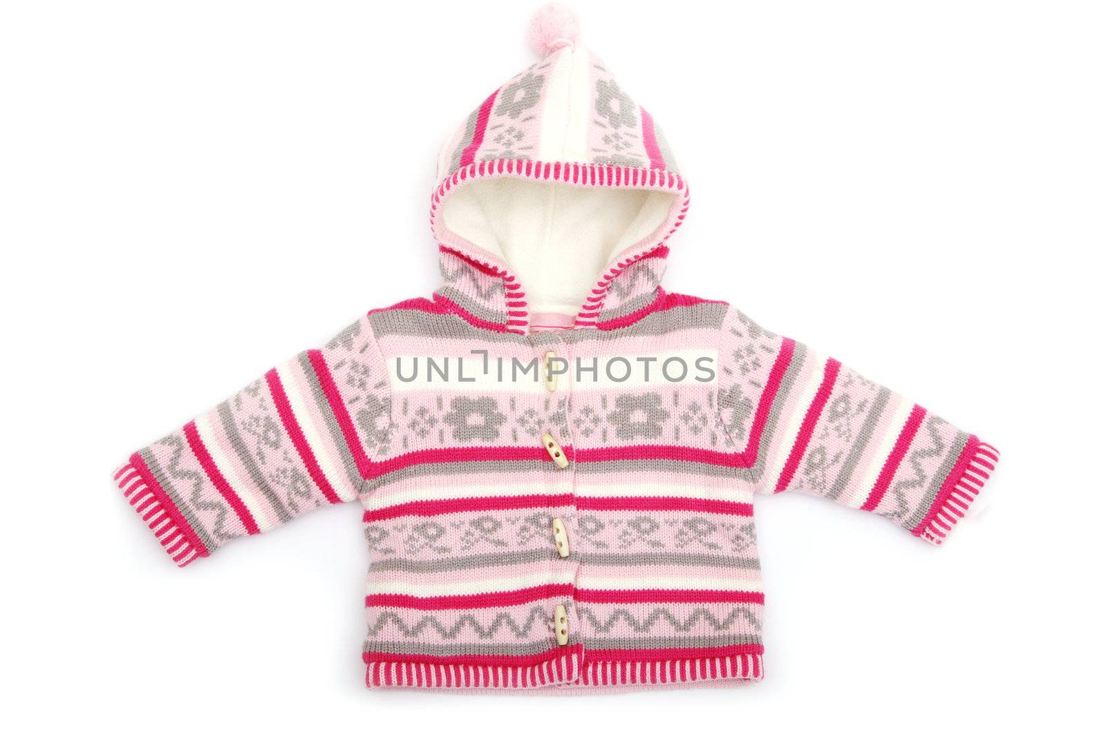  baby sweater isolated on a white background