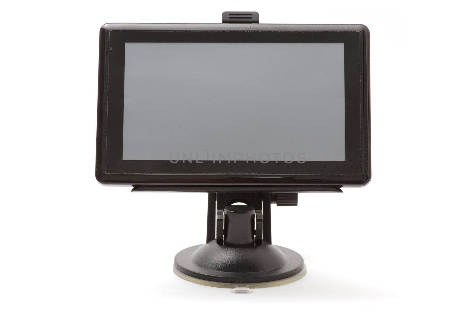 GPS navigator on white background