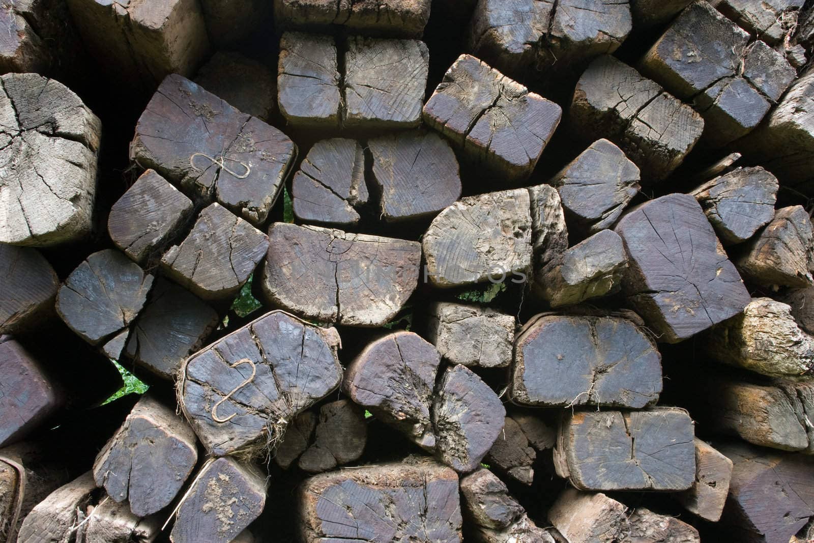 Lots of wood ties for railway use. Good for backgrounds.