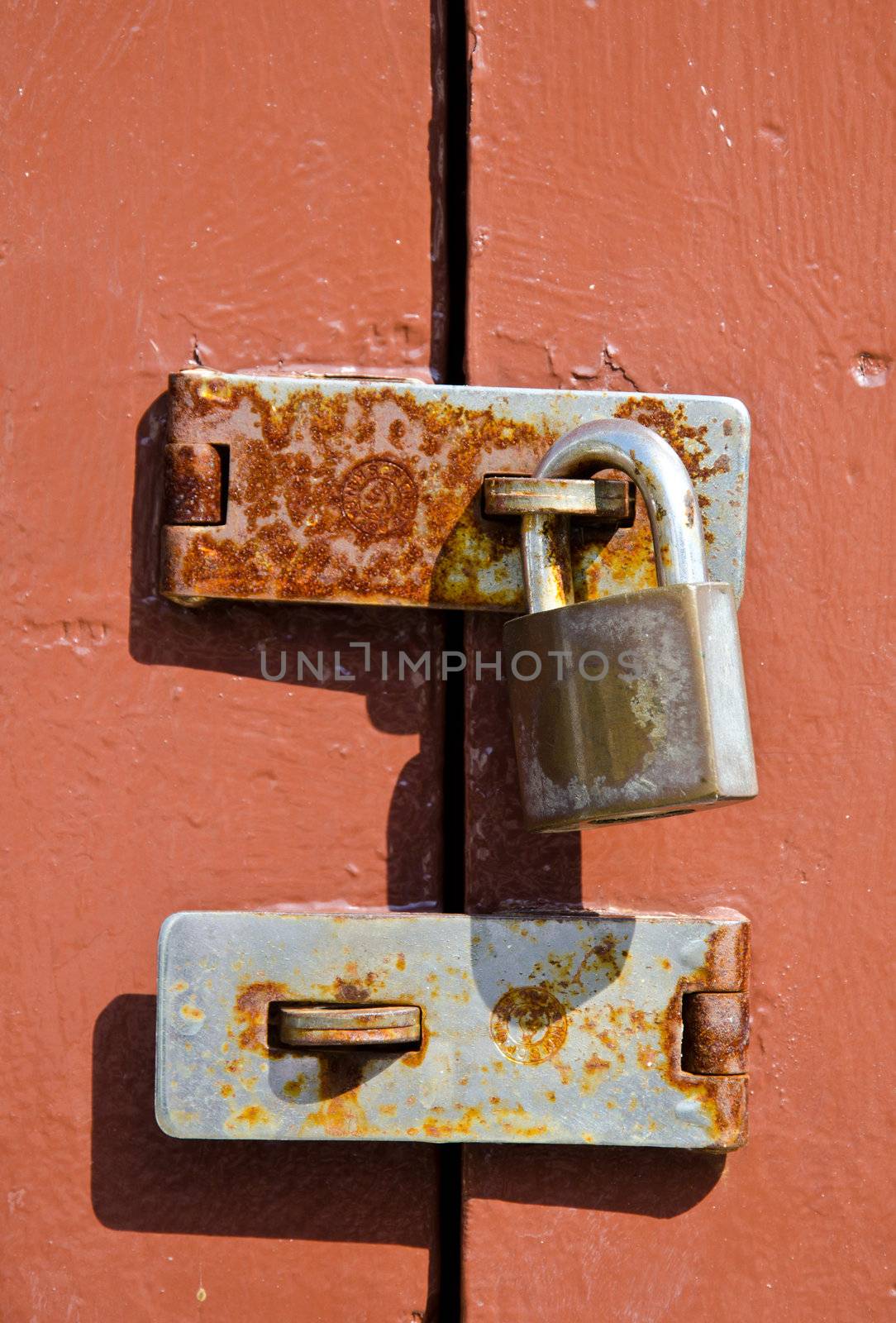 Lock for lock the door. by chatchai