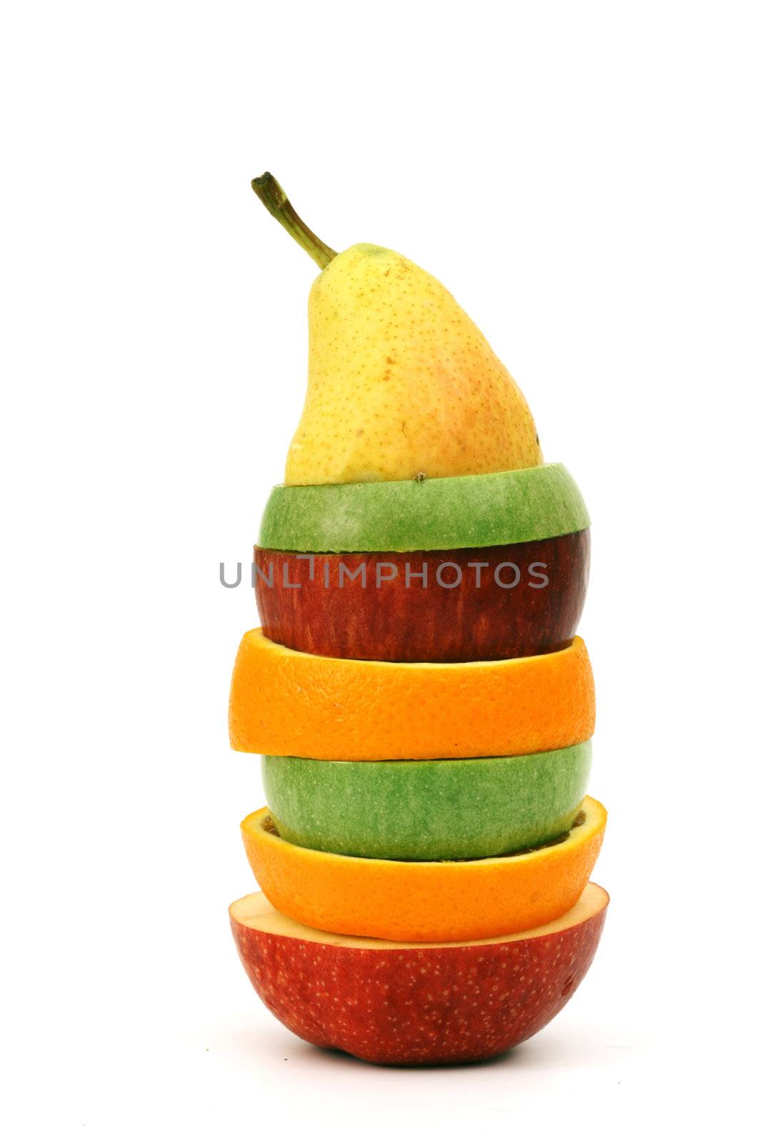 fruit pile by Yellowj