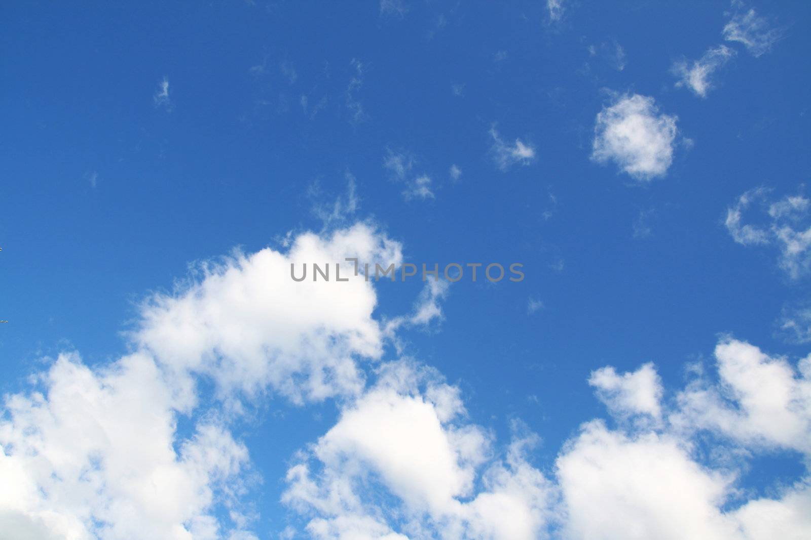 blue sky nature background