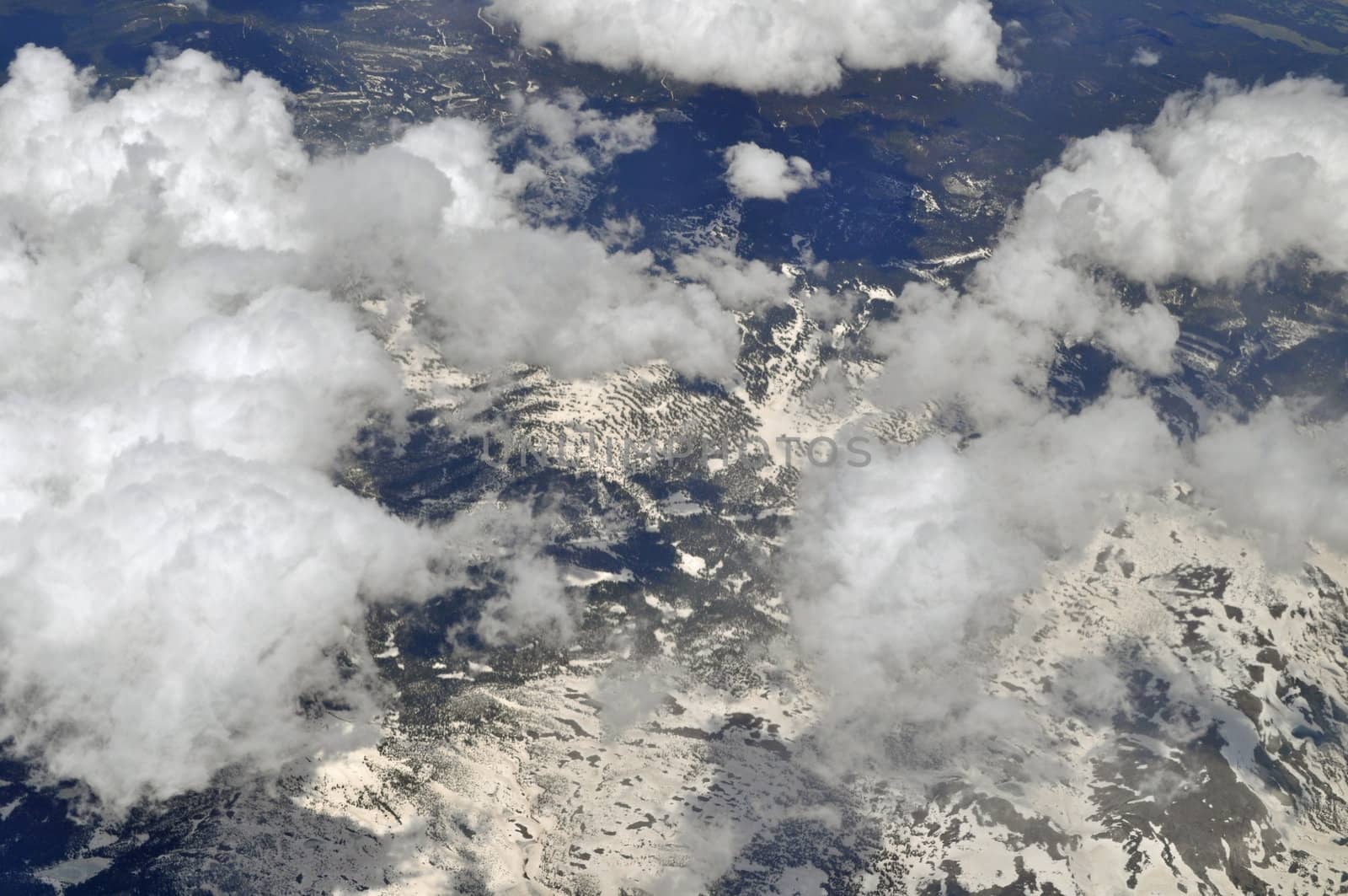 Ariel Mountain Cloud View by RefocusPhoto