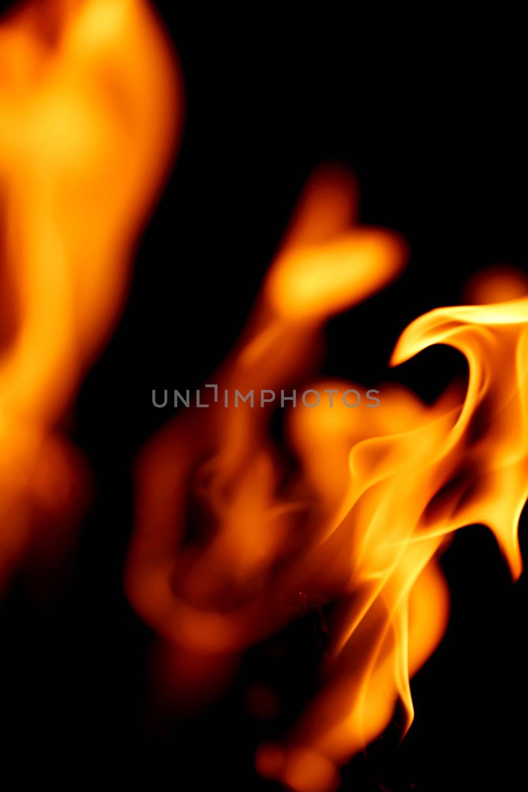 fire flame close up by Yellowj