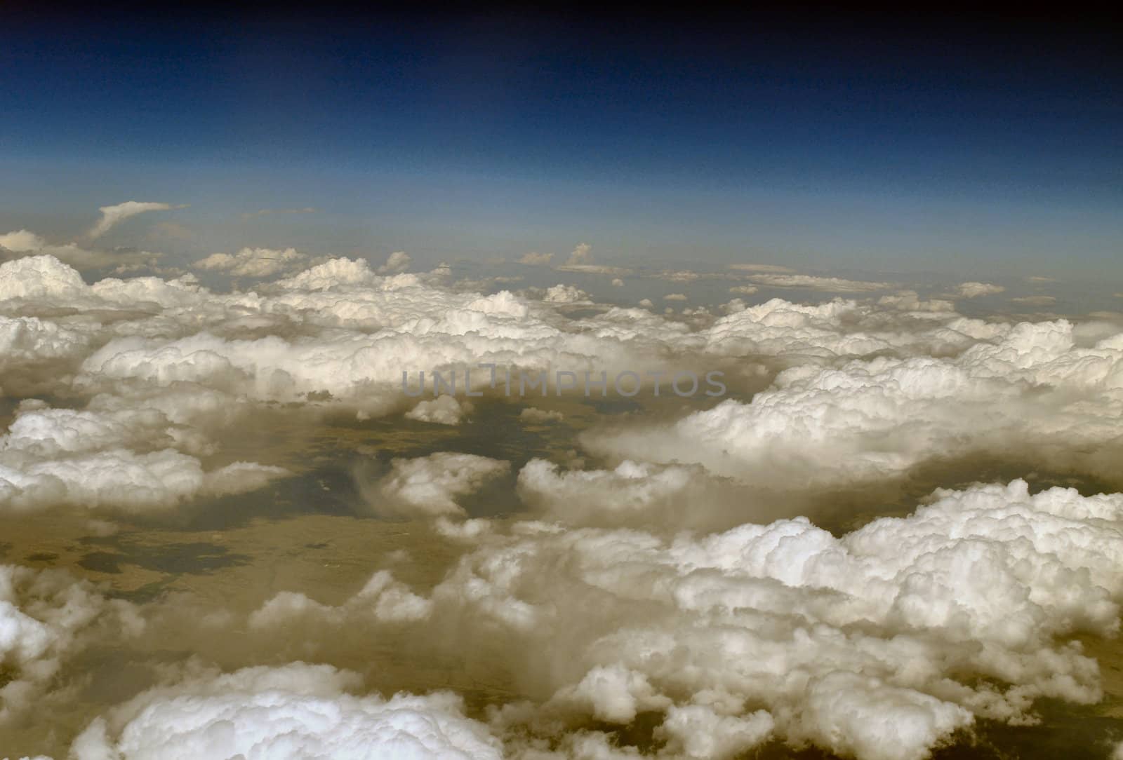 Ariel Mountain Cloud View