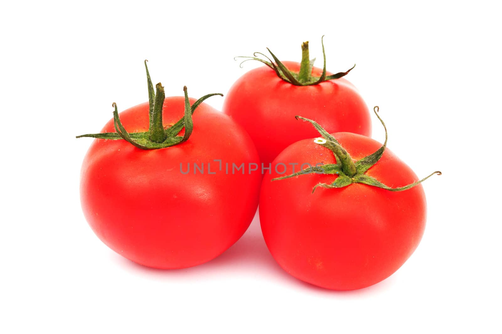 tomato pile isolated on white