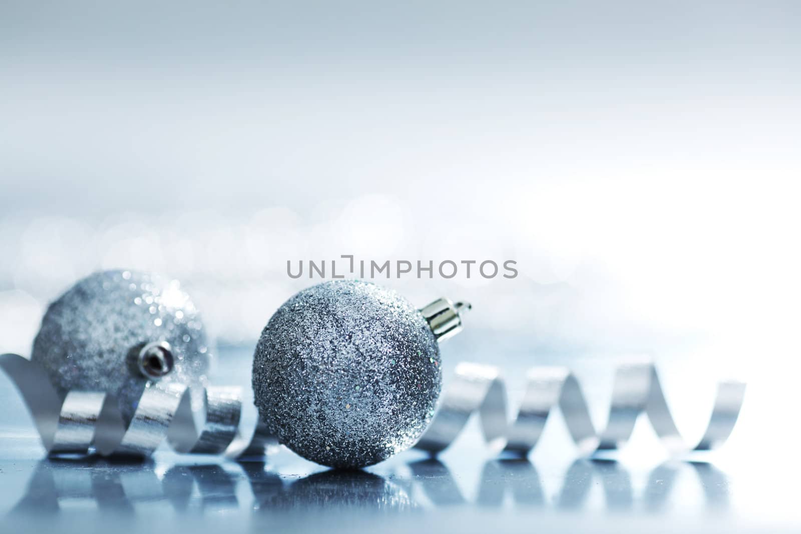 silver christmas ball by Yellowj