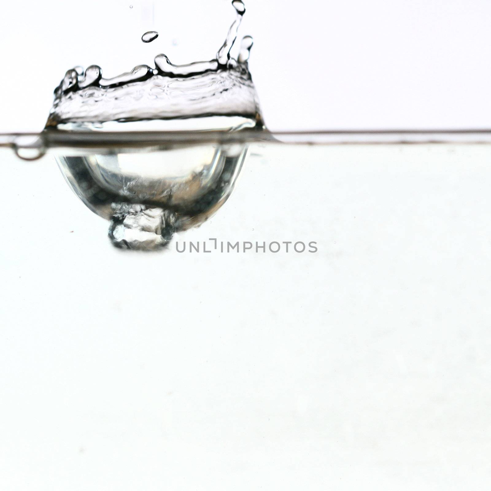 Water splash close-up