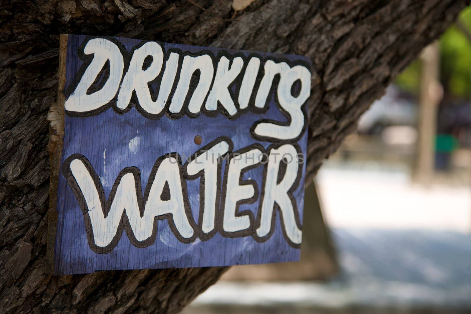 Drinking water signboard