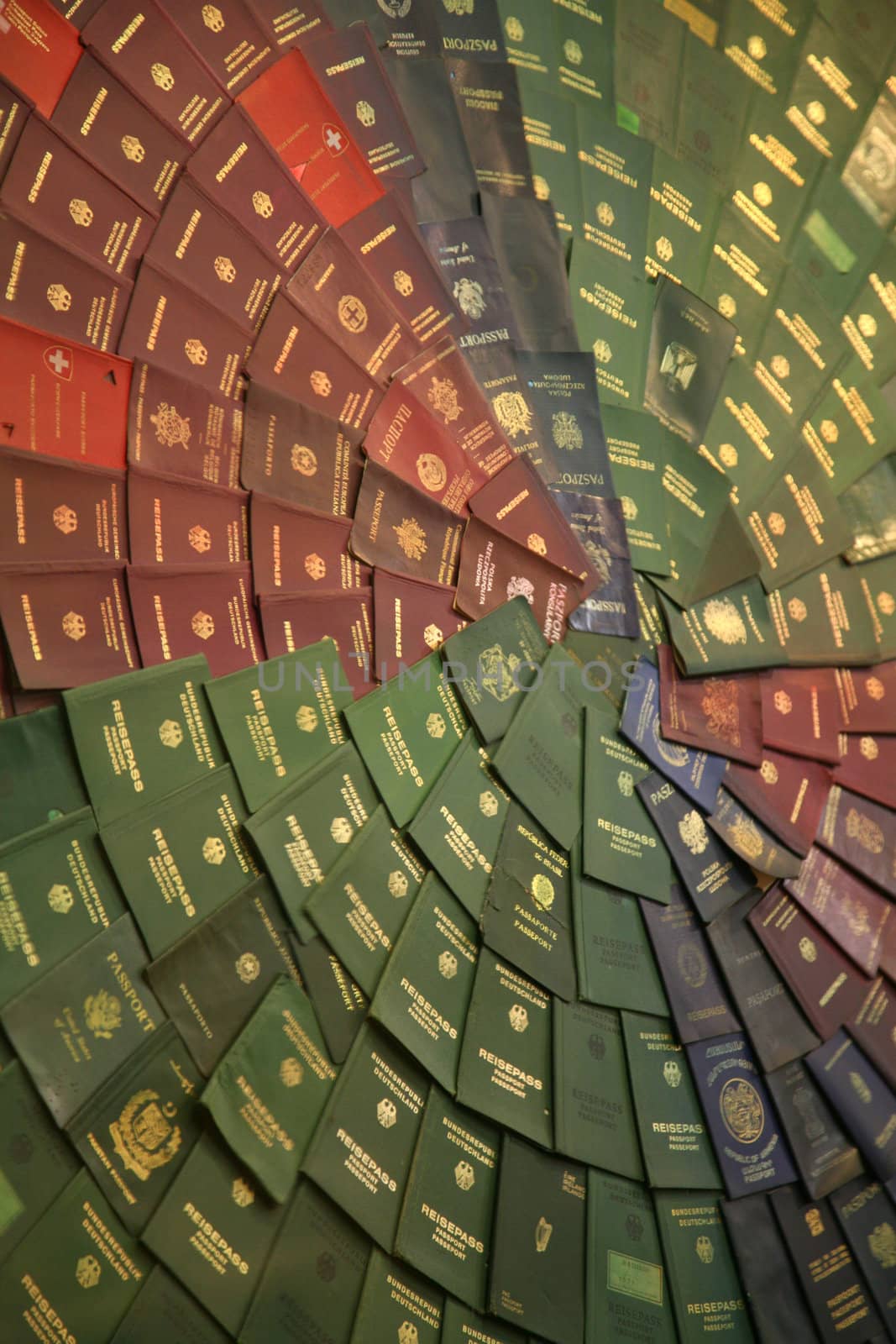 Composition of passports from East Germany